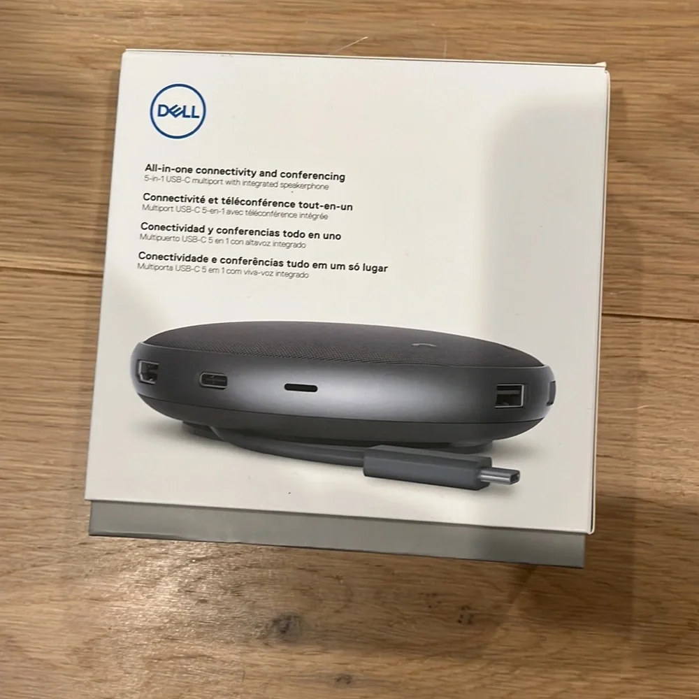 New Dell Mobile MH3021 USB-C Multi-Port Adapter and Speakerphone